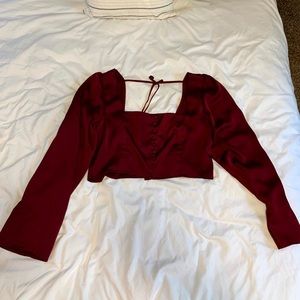 Forever 21 crop long sleeve